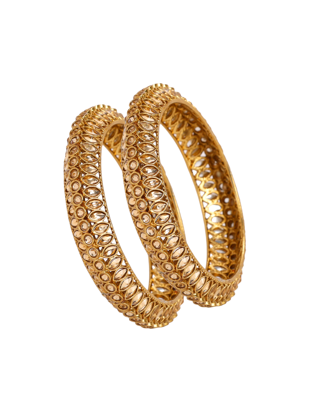 YouBella Jewellery Stylish Gold Plated Bangles for Girls and Women